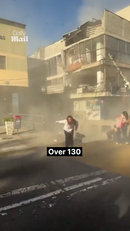 哥倫比亞地震|民眾裸體跳樓逃生 教堂尖塔倒下嚇驚遊客(有片)
