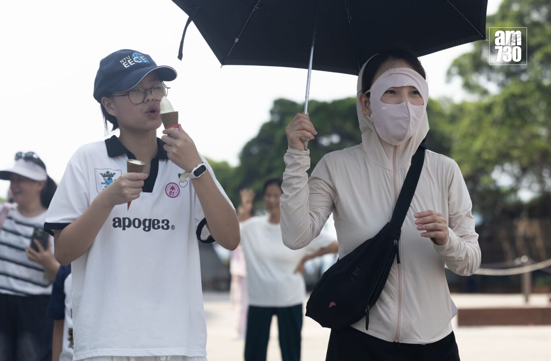 酷熱天氣警告現正生效。(蘇文傑攝)