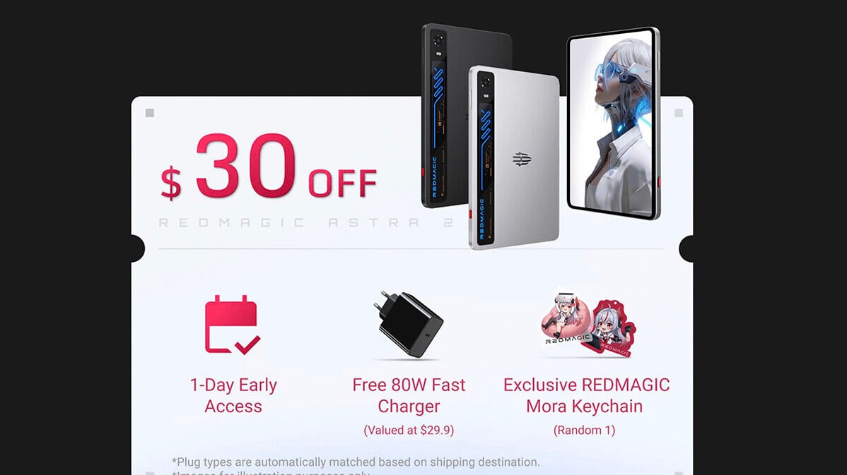 REDMAGIC Astra 2 Gaming Tablet 確認 8/26 開賣！紅魔遊戲平板 5 pro 國際版、在港用家可官網直購？