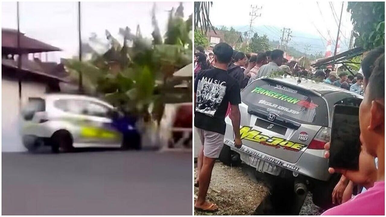 賽車剛過終點即失控，高速直撞群眾釀8死9傷。(X)