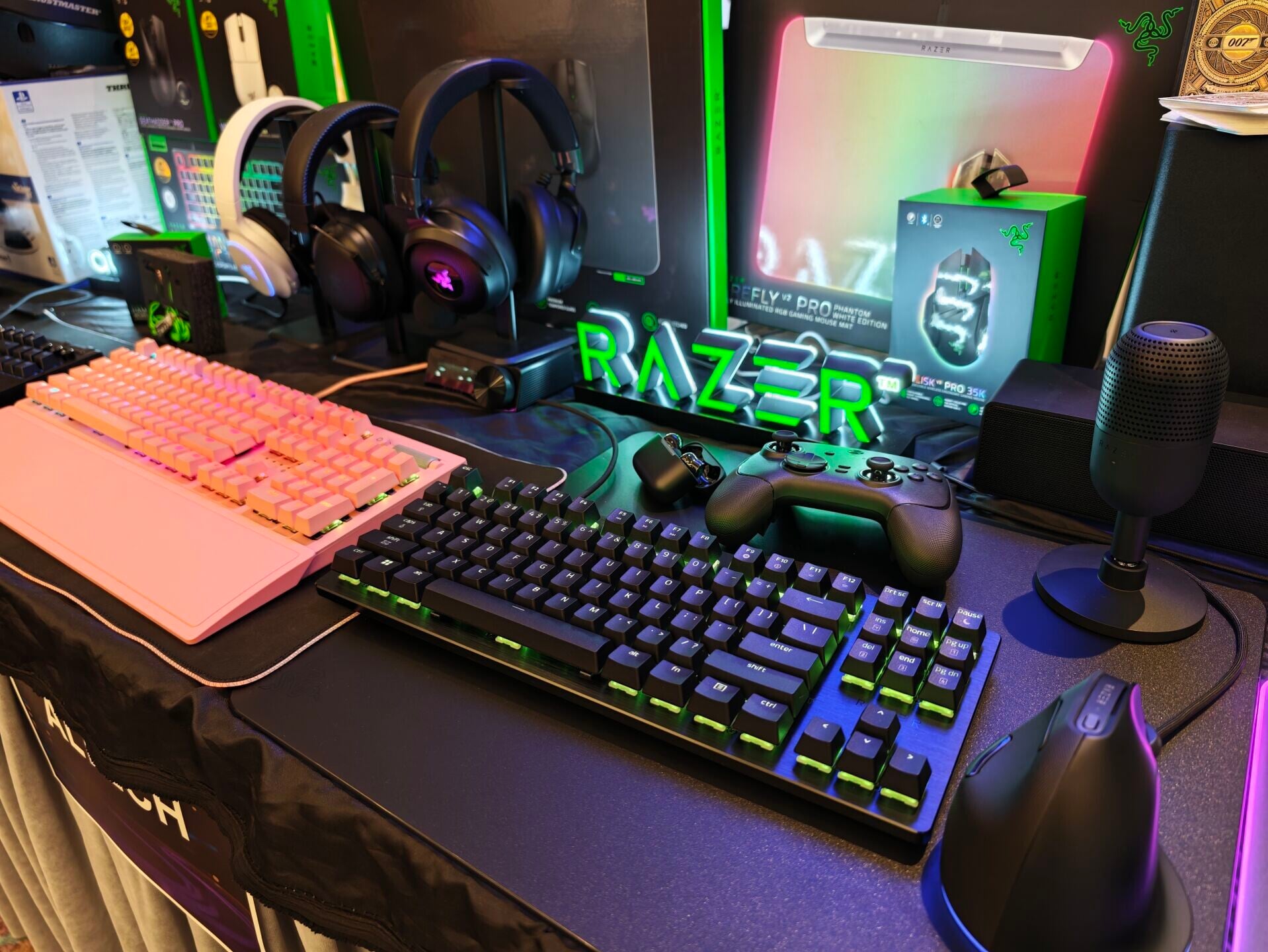 Razer電競鍵盤及滑鼠特價發售。