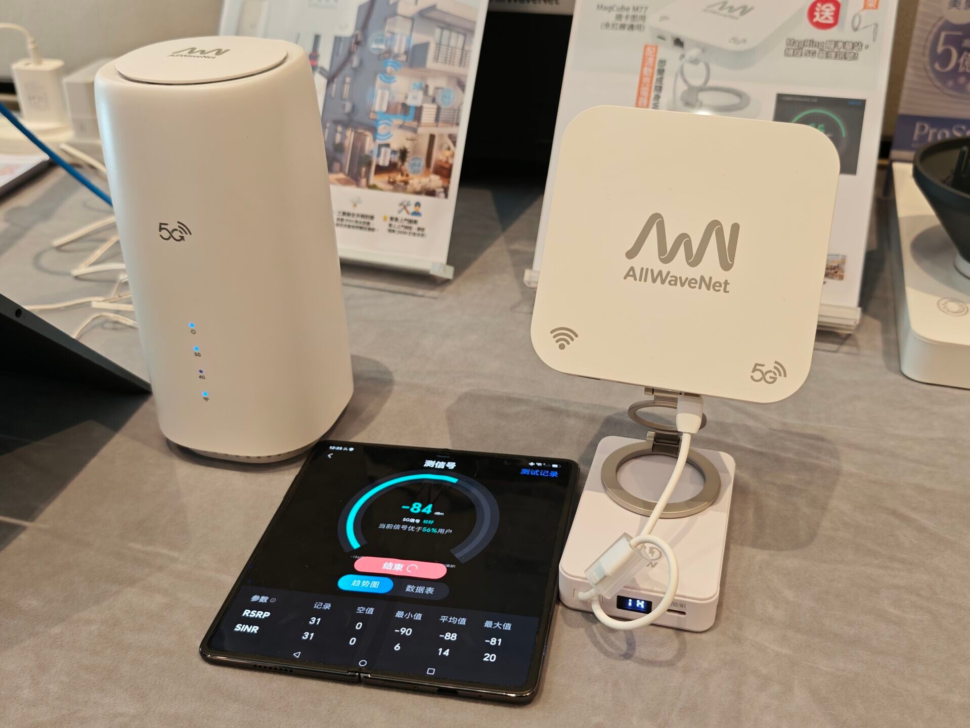 MagCube M77隨身路由器配備AI功能。