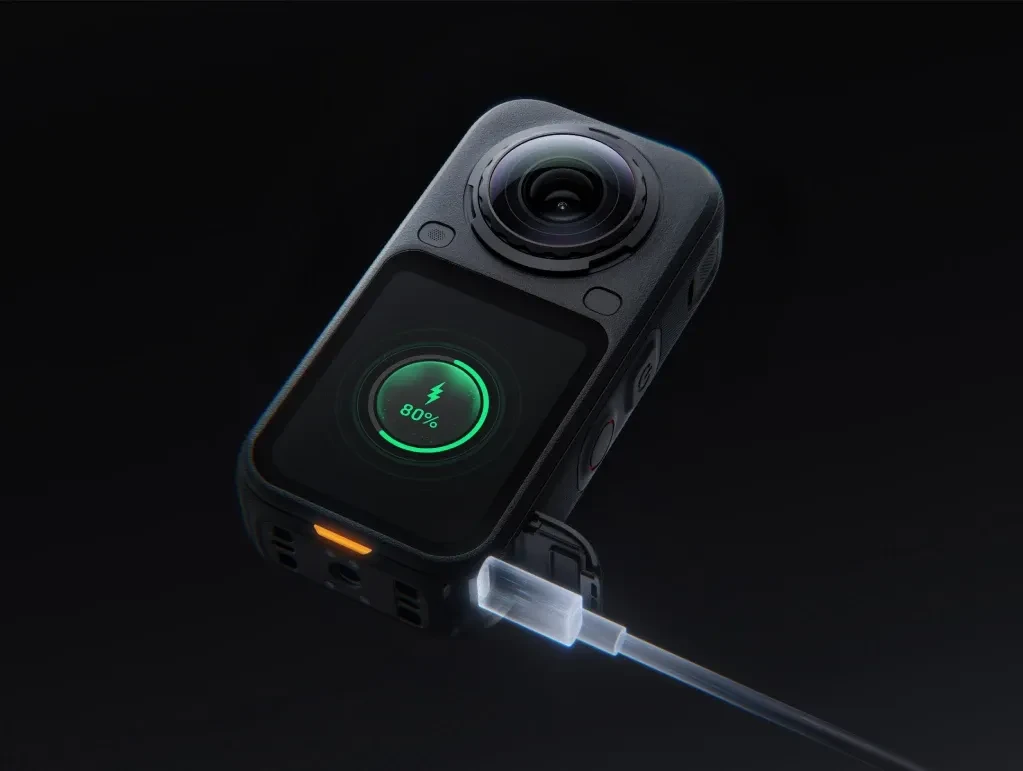 Insta360 X6的全新2600mAh Xtreme電池續航力更長。