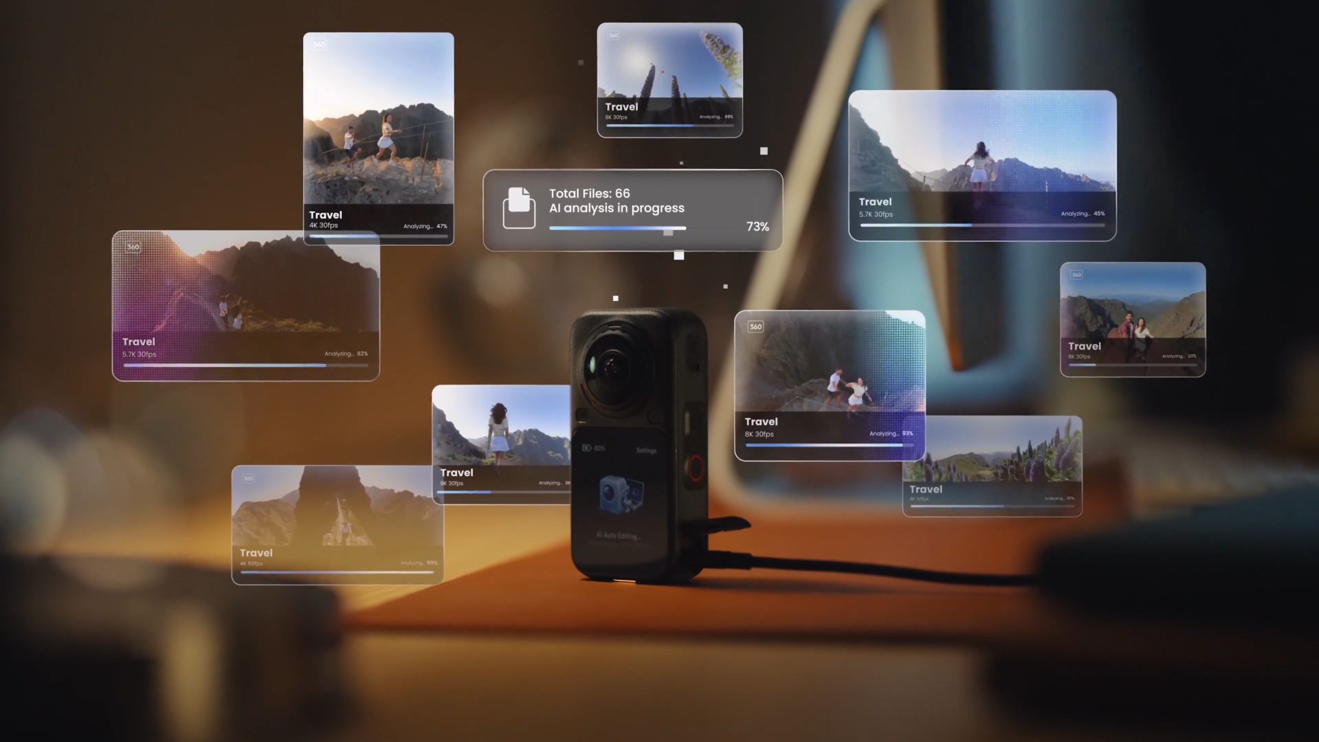 Insta360 X6全新的AI Director可自動剪片。