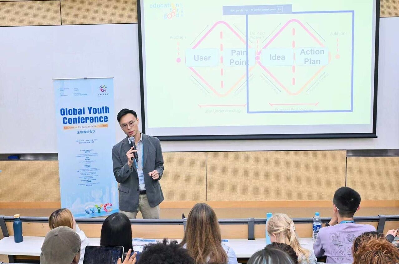 資深創新顧問黎裕龍先生教導學生設計思維中四大重點
