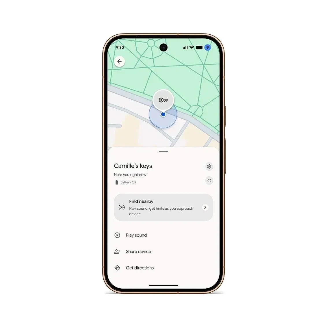Pixel Tag能透過Google Find Hub網絡進行追蹤。