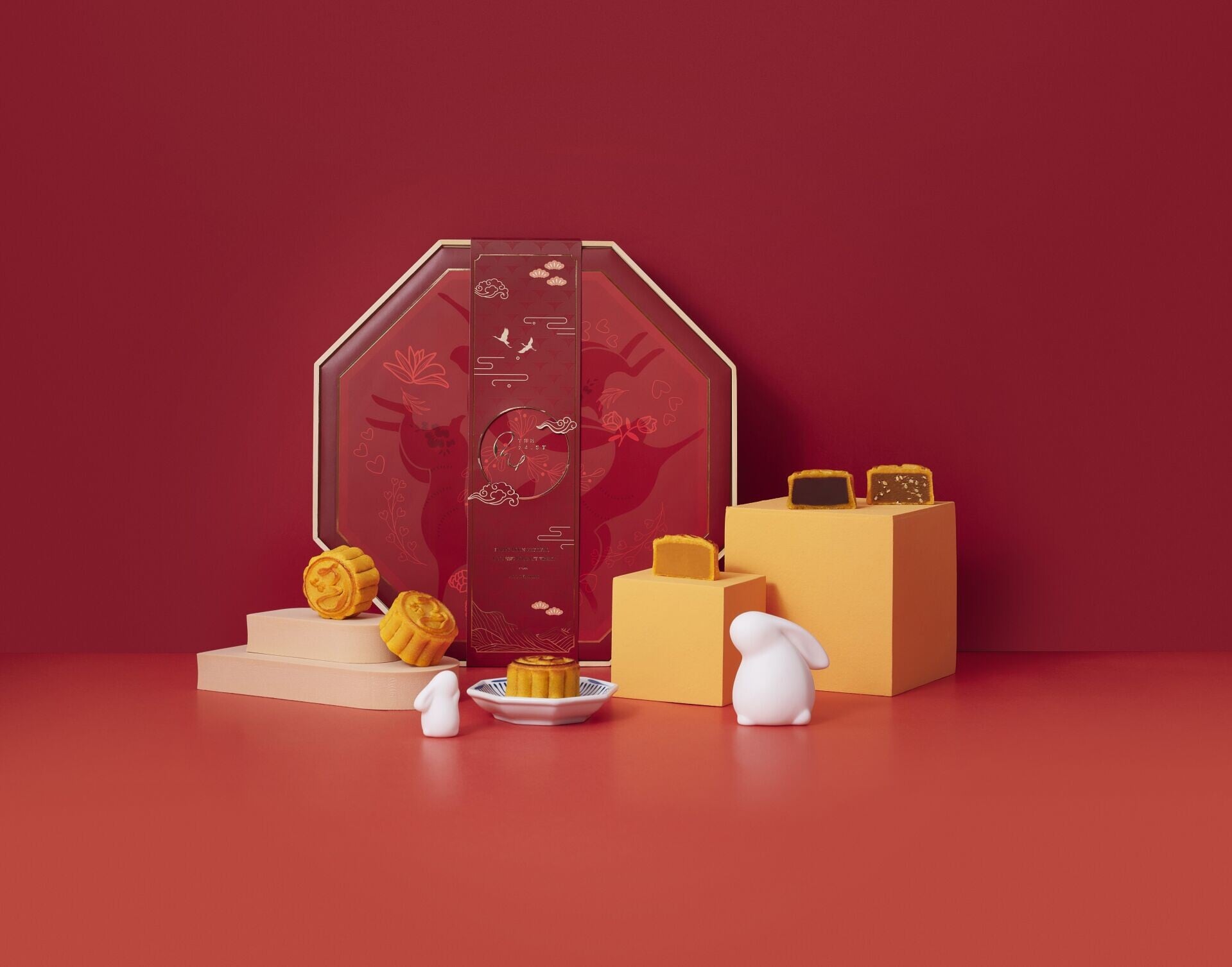 THE 24.ST 陸月迷你雜錦月餅(六件禮盒裝)紅底