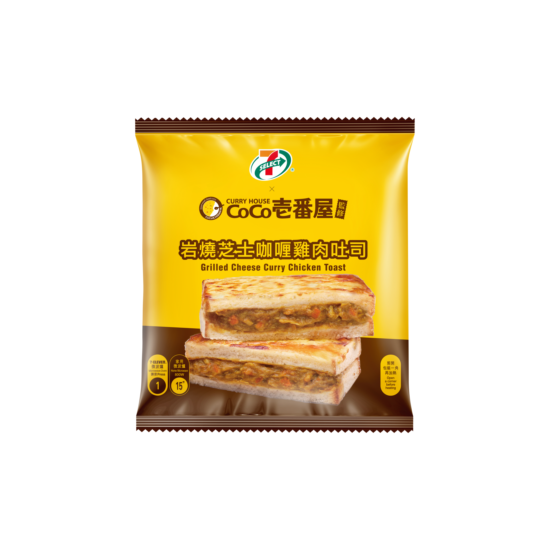 CoCo壱番屋 岩燒芝士咖喱雞肉吐司 pack