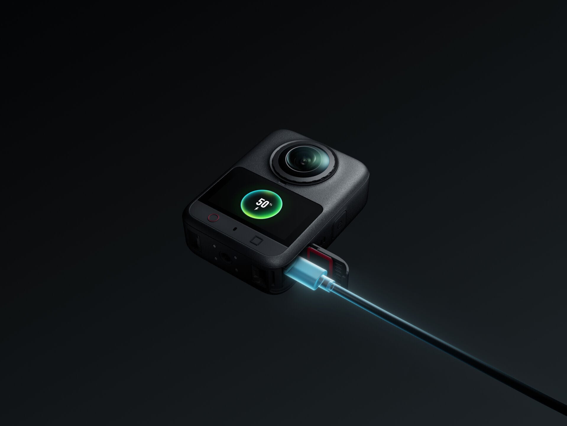 DJI Osmo 360 II全景相機續航力約為100分鐘。