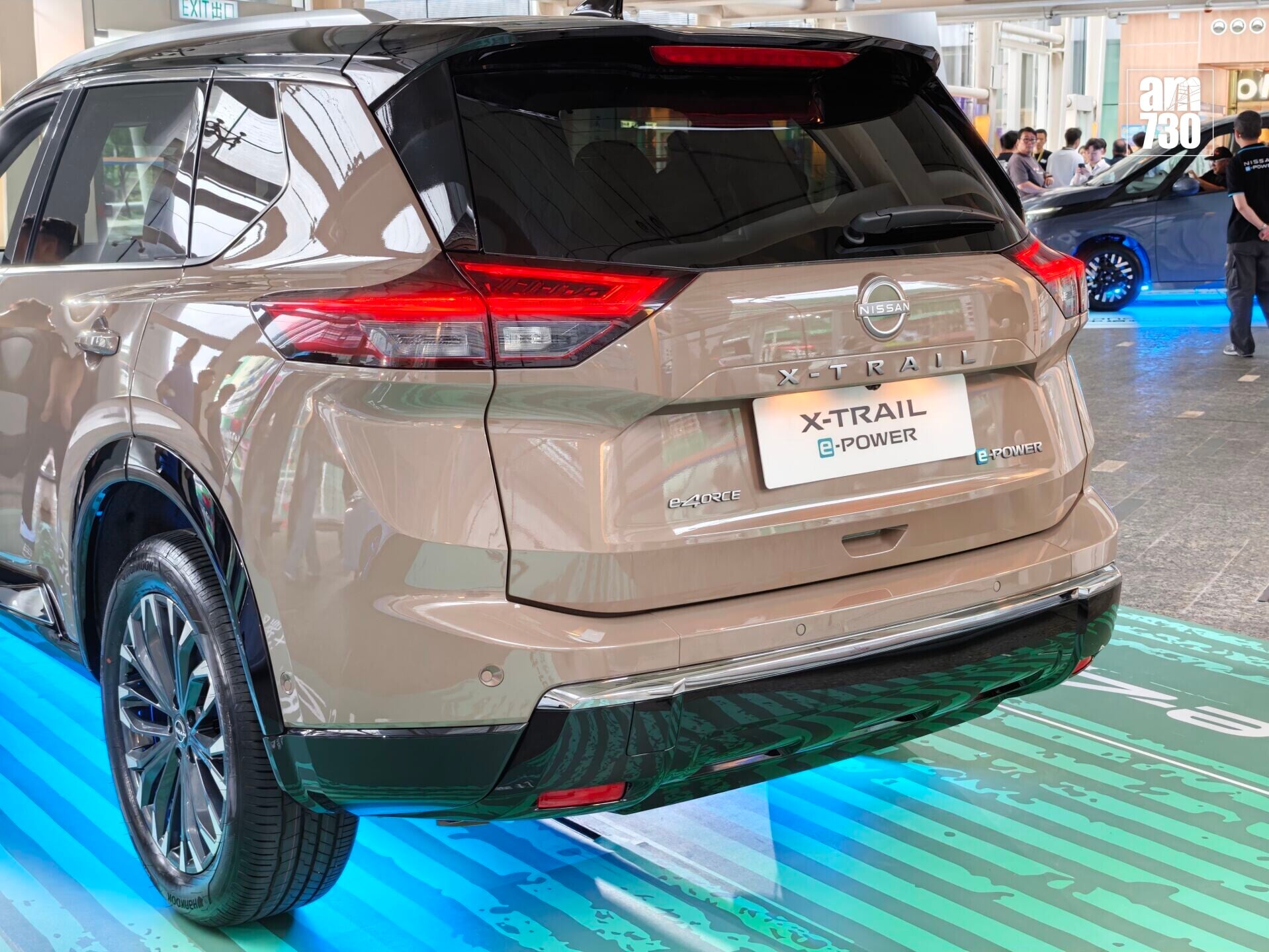 X-Trail e-POWER車尾設計圓渾。