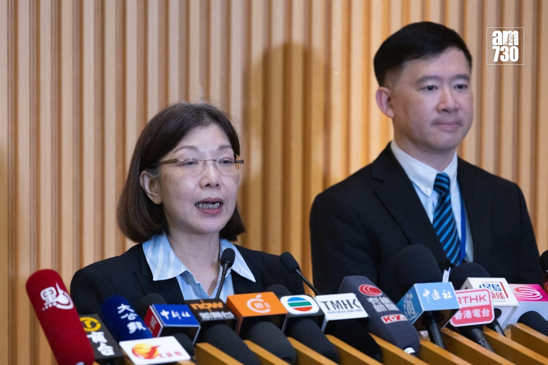 香港五年規劃公眾諮詢結束,謝小華表示收逾1.6萬份建議,目標9月內公布。(蘇文傑攝)