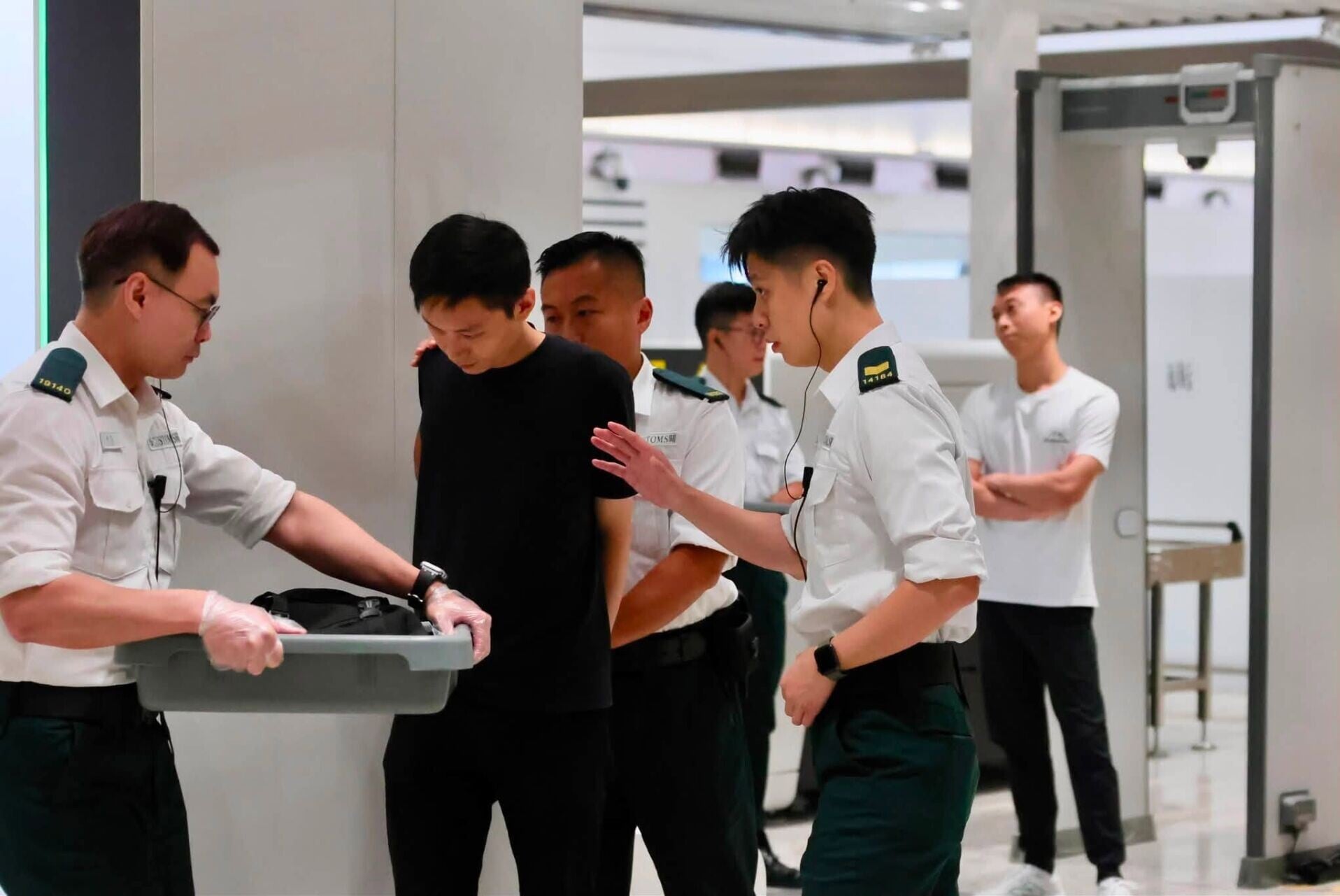 港府今日於皇崗口岸港方口岸區舉行第二次大型演練,並進行跨部門反恐及重大事故演習。