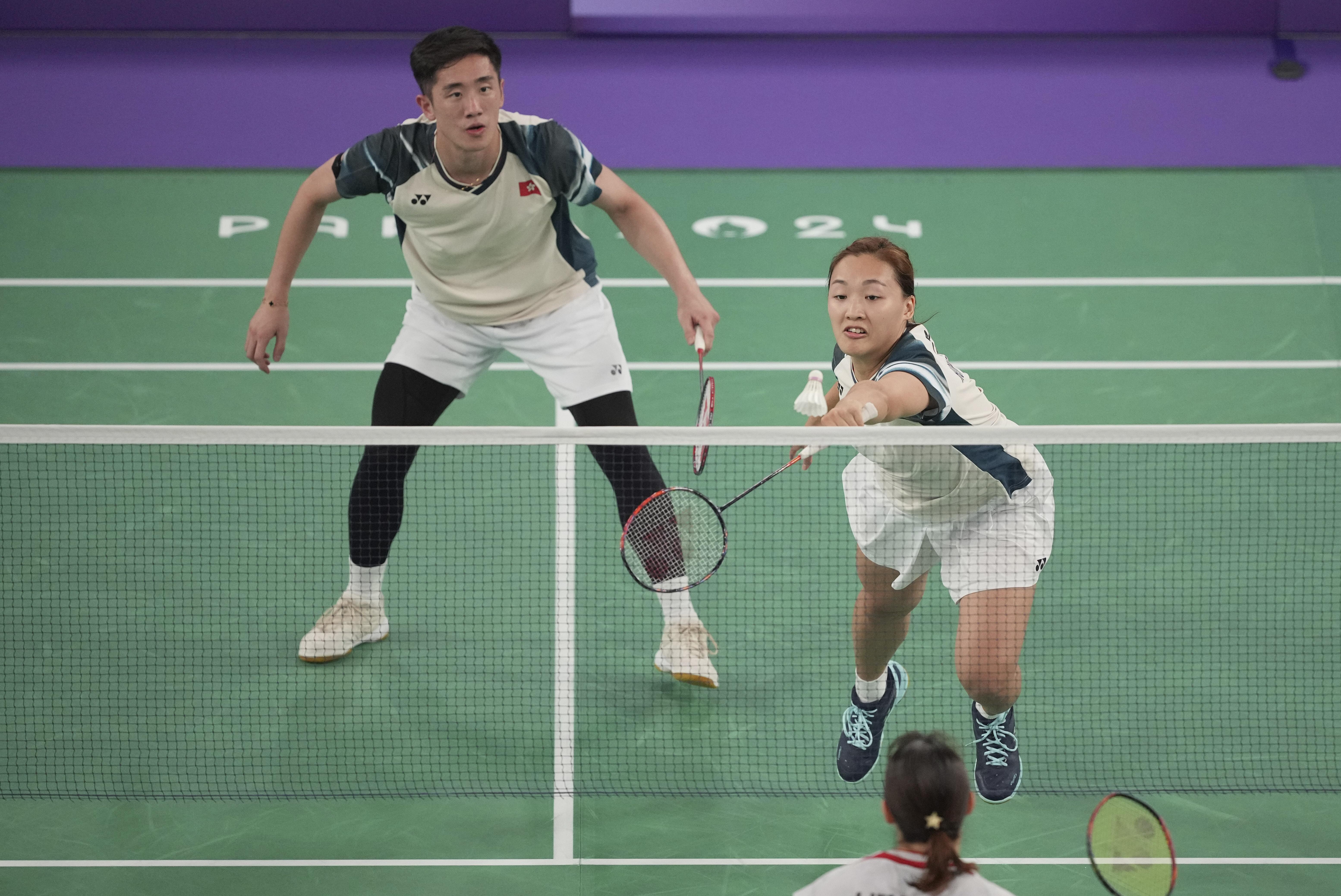 港隊羽毛球混雙組合「鄧謝配」,因鄧俊文「前十字韌帶幾乎完全斷裂」,缺席下月在日本名古屋舉行的亞運會。(資料圖片)