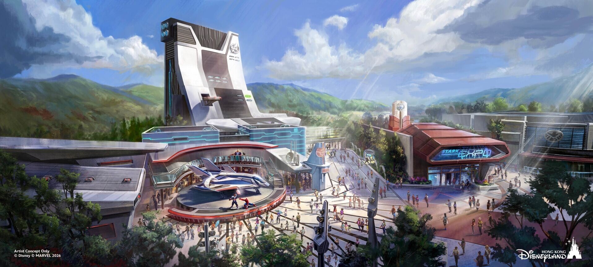 HKDL 2026 D23 Expanded Marvel themed Area 01