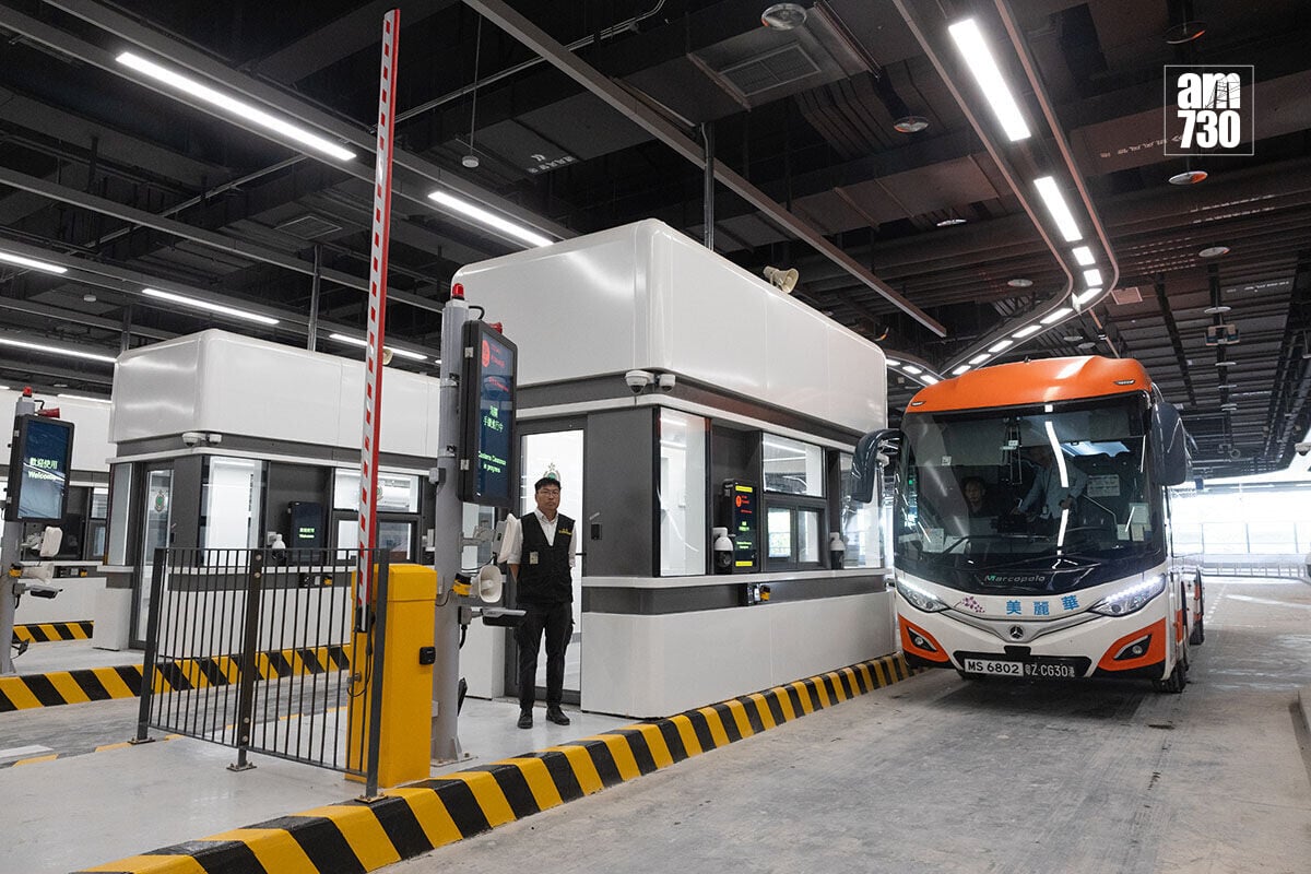 新皇崗口岸演練招募私家車參與,李耀培指無須中港牌或港車北上資格。(資料圖片)