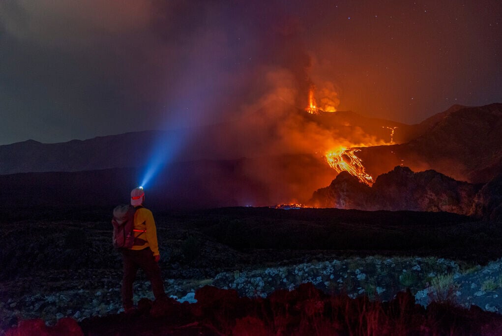 意大利埃特納火山爆發
