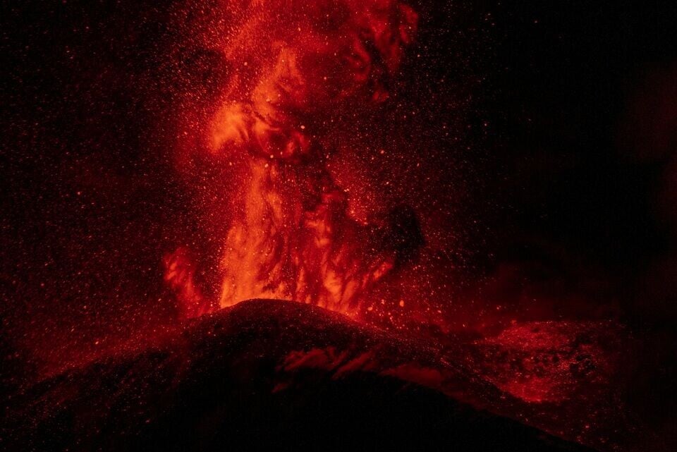 意大利埃特納火山爆發