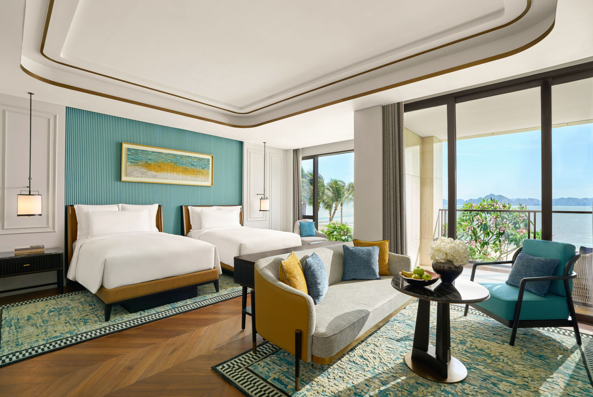 Halong Bay Estate – Twin Bedroom in 2nd Floor