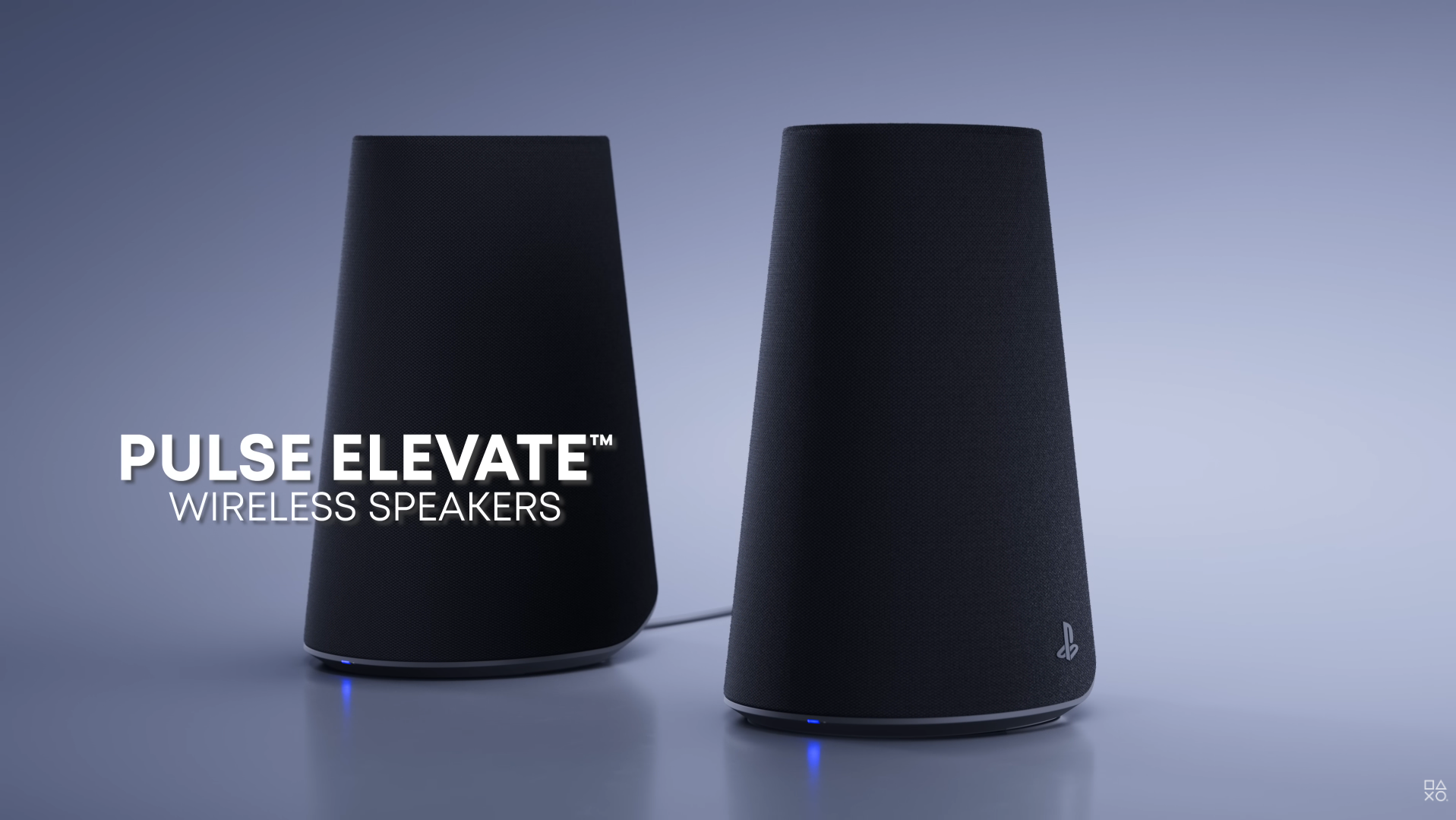 PS5 PULSE Elevate無線喇叭以簡約錐形設計。