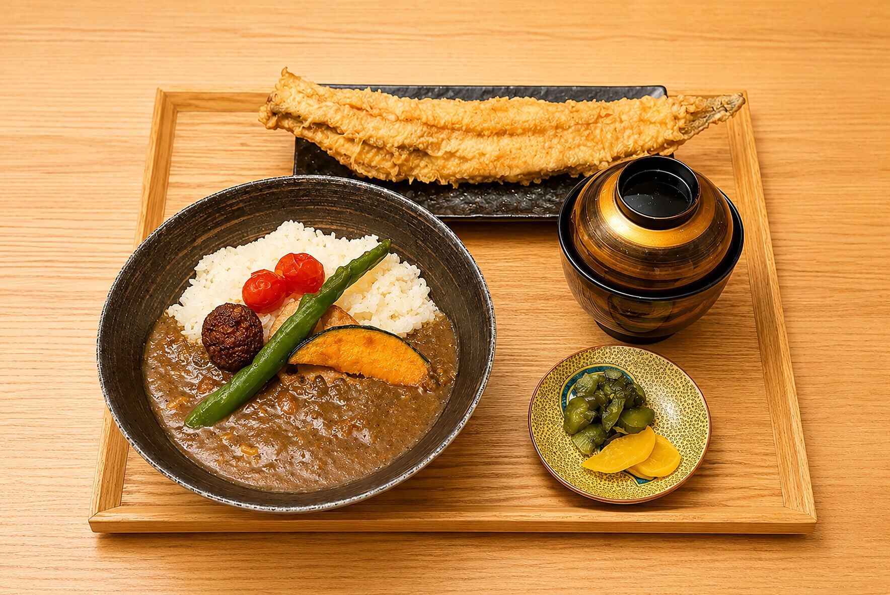 日本鰻野菜咖喱飯