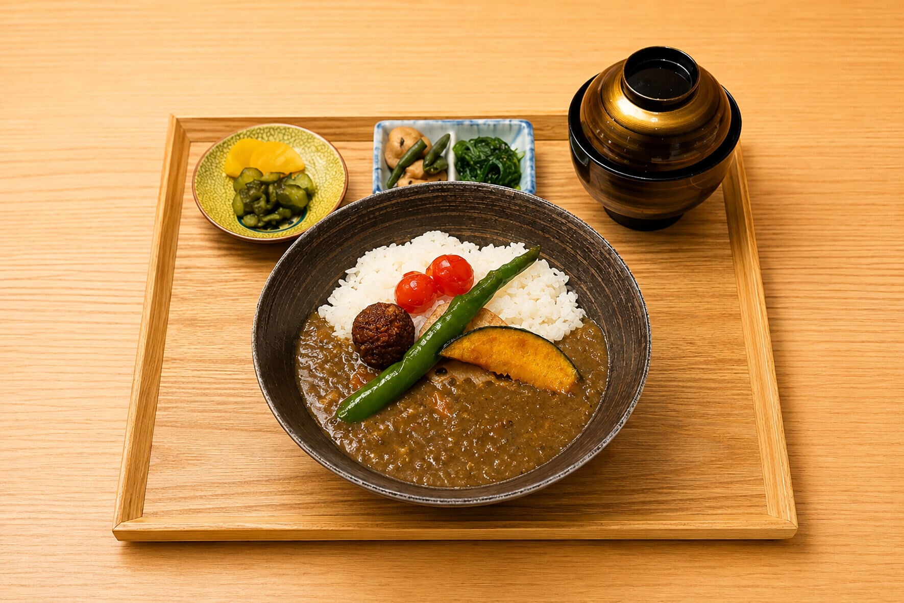 鰻丸野菜咖喱飯