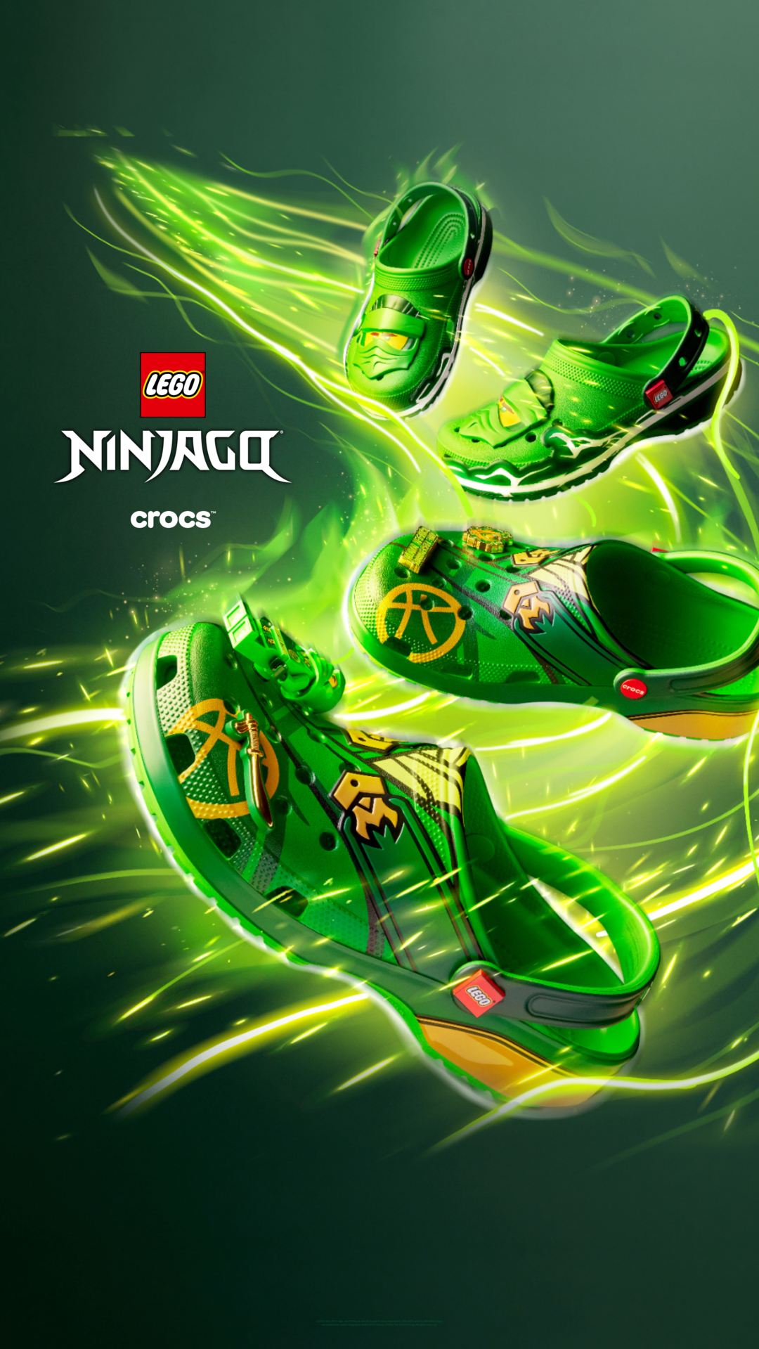 LEGO NINJAGO 15周年:綠色忍者化身鞋面焦點