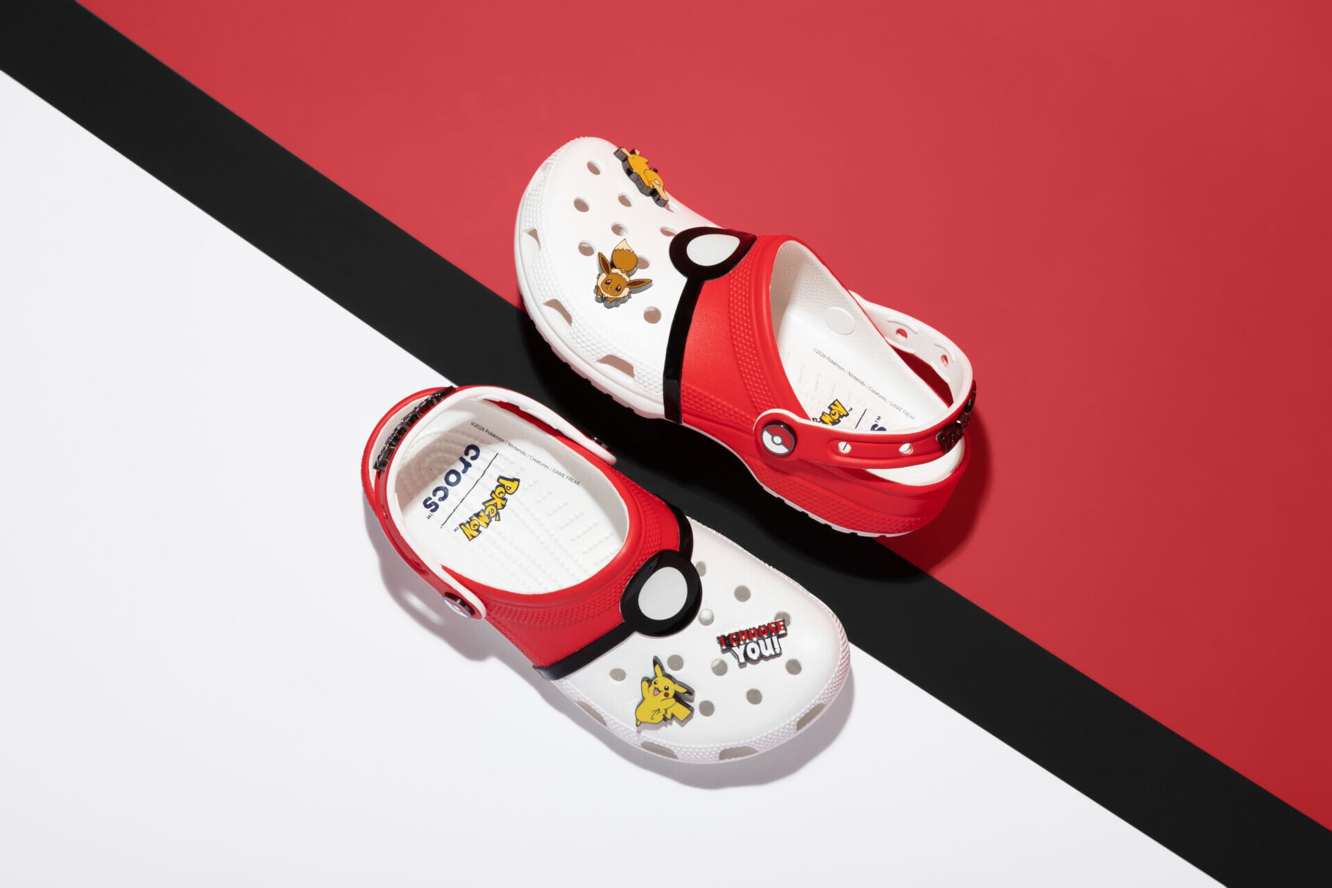 Pokémon精靈球配色:經典紅白黑造型搶眼
