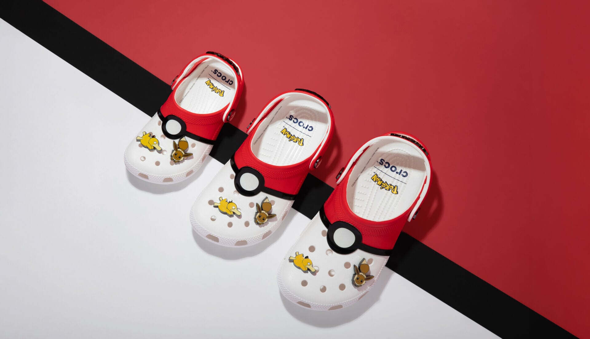 Pokémon精靈球配色:經典紅白黑造型搶眼