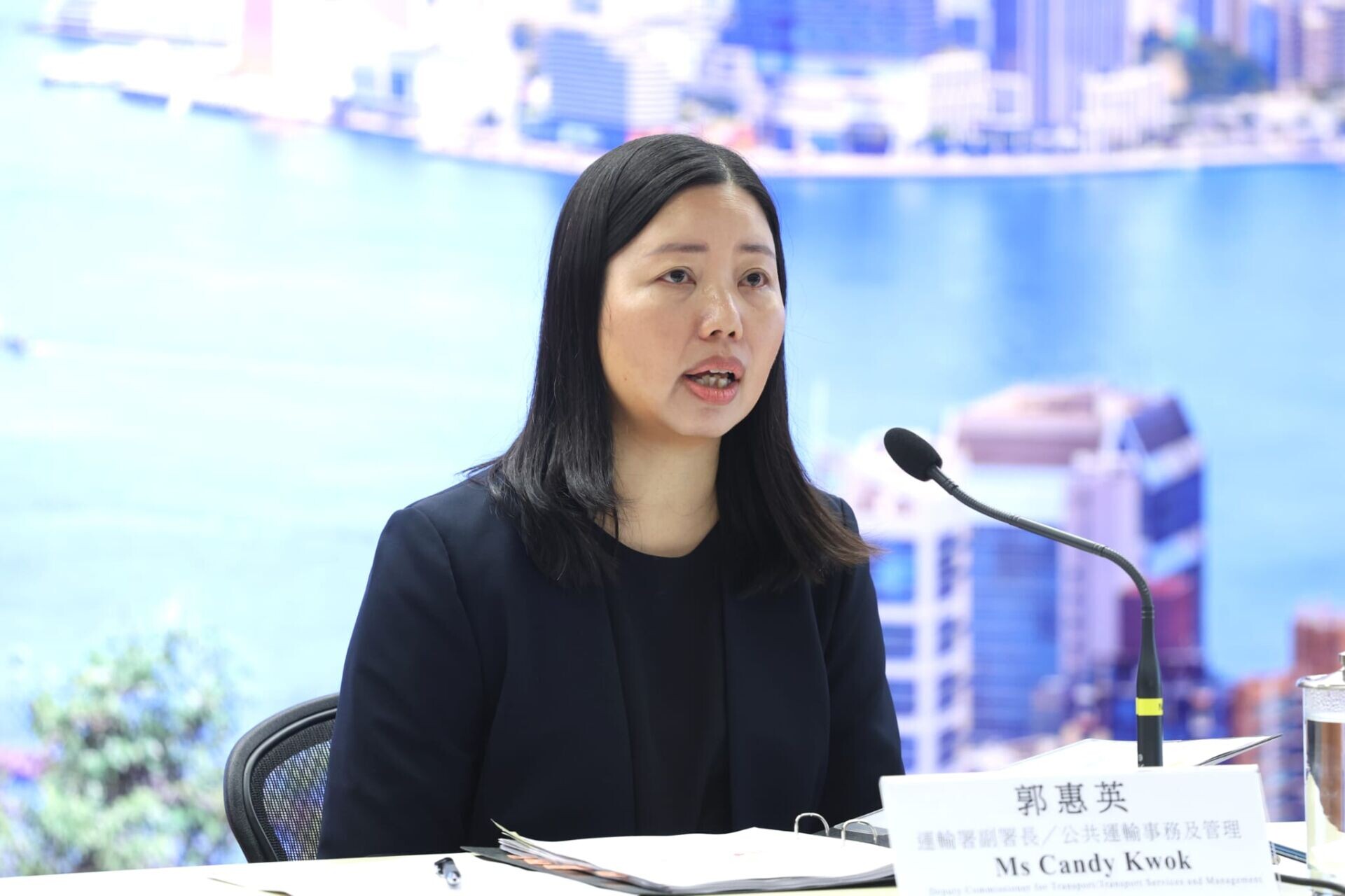 運輸署副署長(公共運輸事務及管理)郭惠英。(林俊源攝)