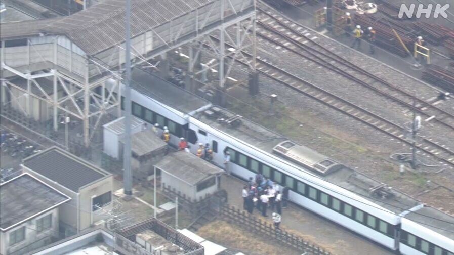 日本特急列車撞死4名除草工人 開往東京淺草