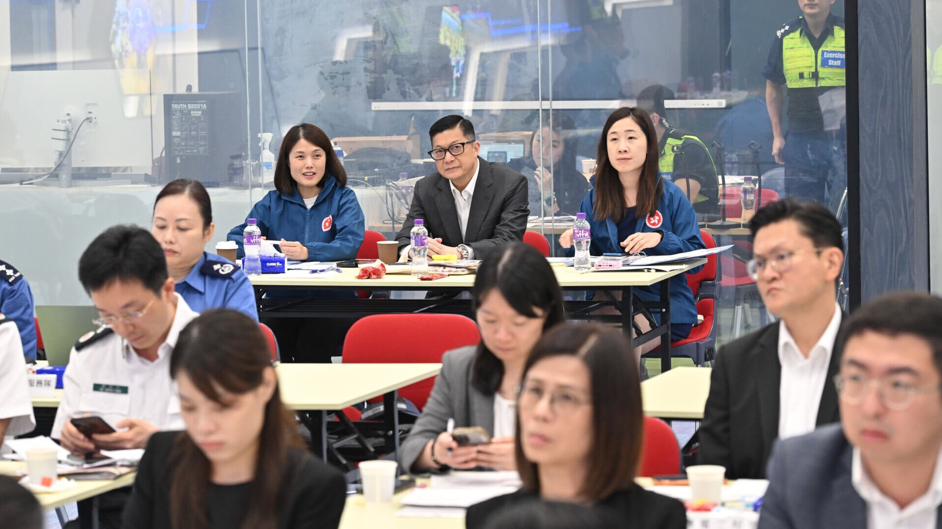 港府為新皇崗口岸開通，舉行跨部門桌上演練