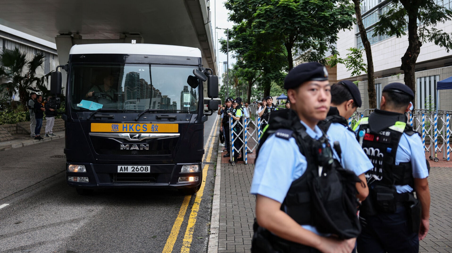 支聯會涉嫌煽動顛覆國家政權案，經審訊後定於今早宣布裁決。(路透社)