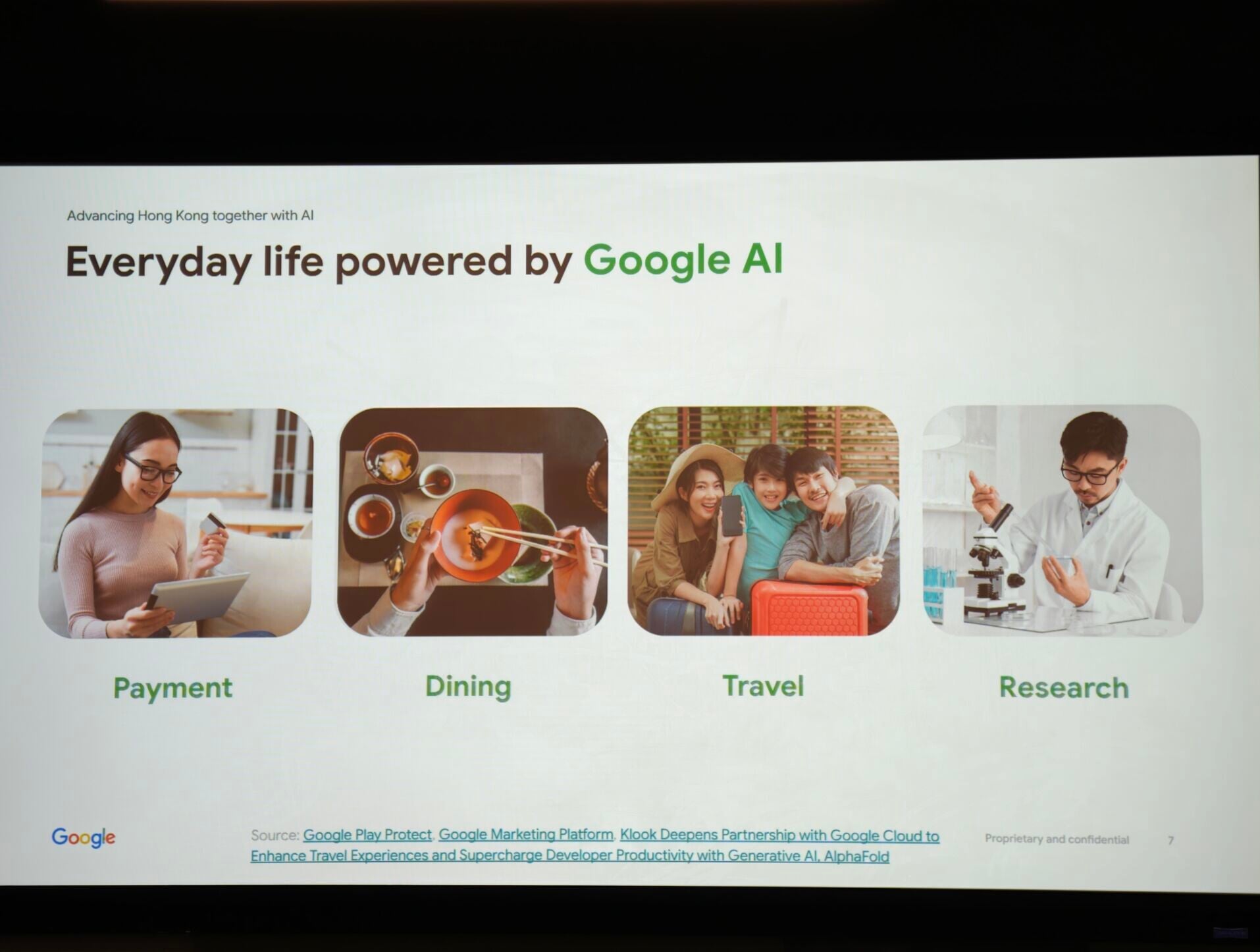 Google服務覆蓋支付、餐飲、旅遊等日常生活場景。