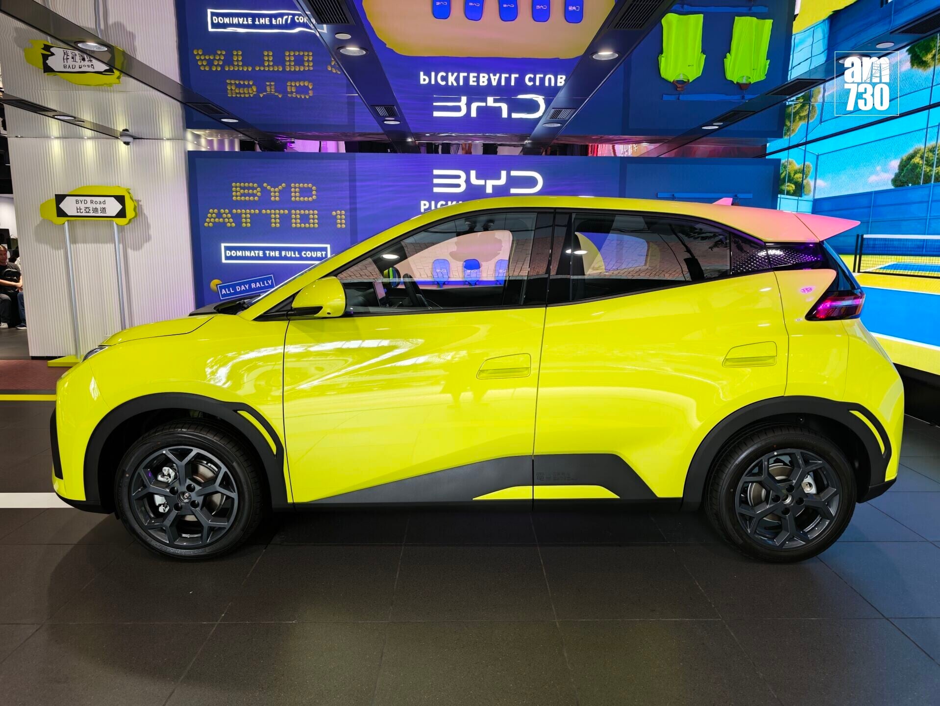 BYD ATTO 1車長不到4米,相當小巧。