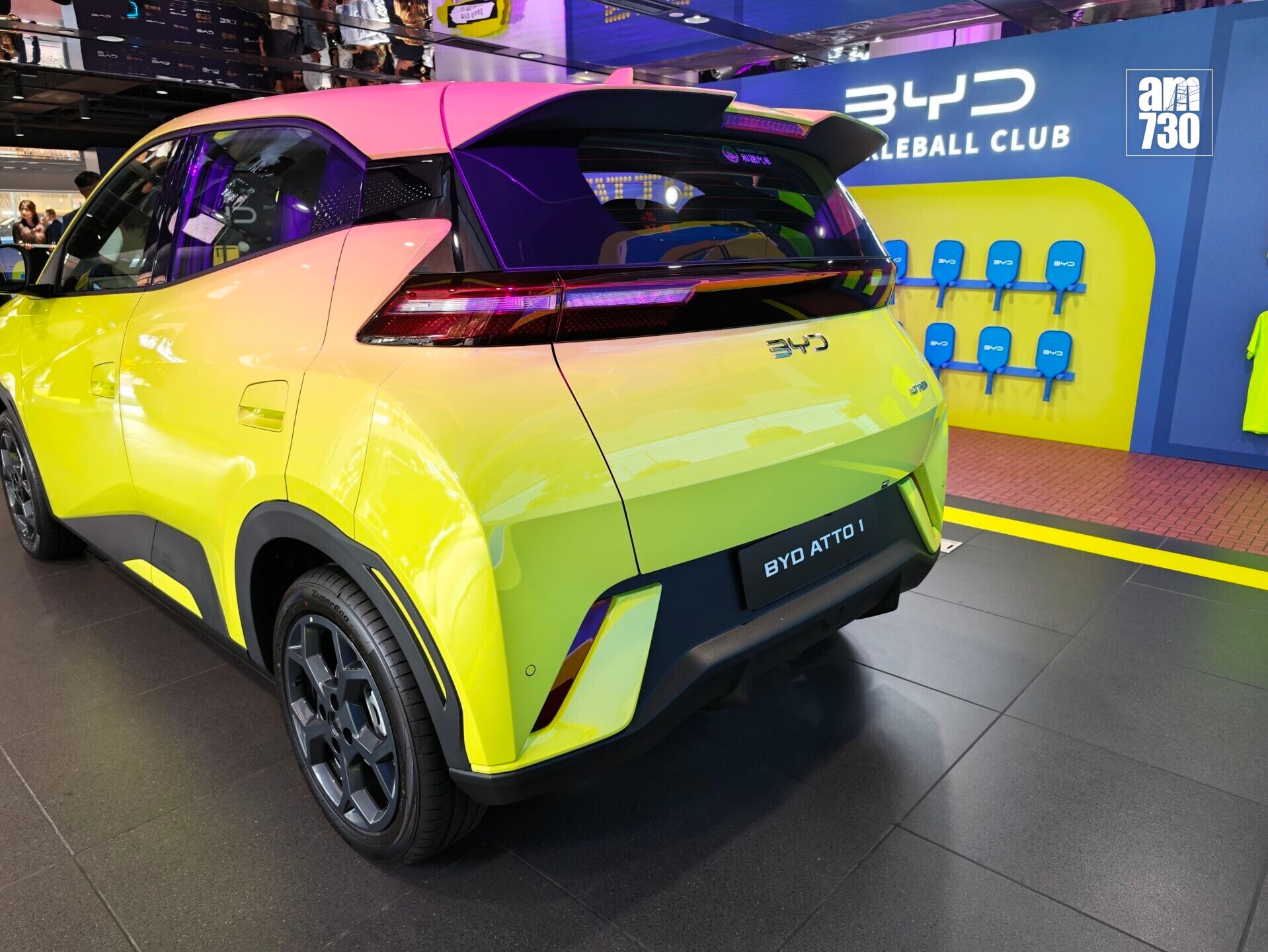 BYD ATTO 1車尾設計跳脫。
