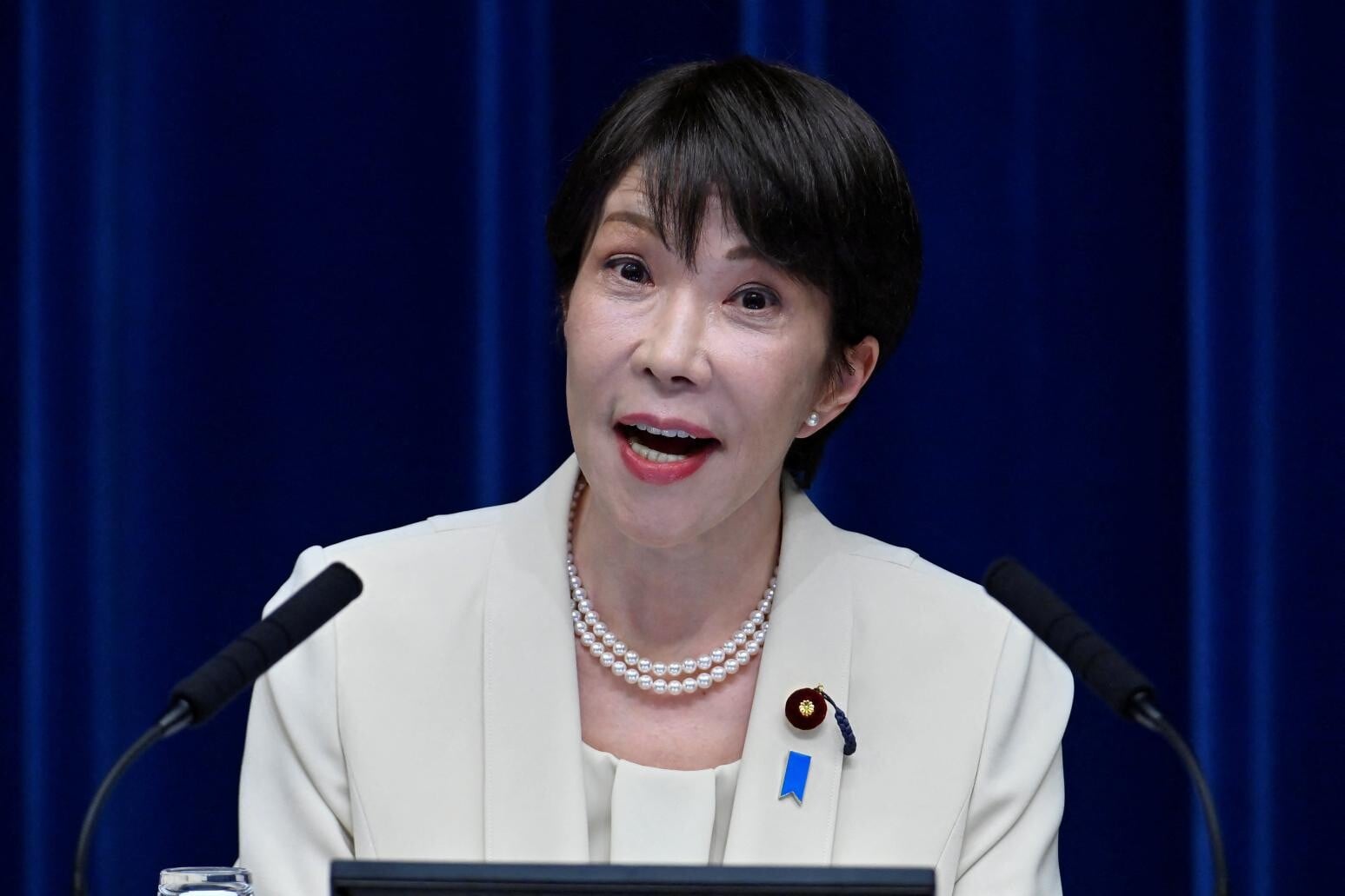 日本首相高市早苗近日在X平台分享搬進官邸後生活。（資料照／路透社）
