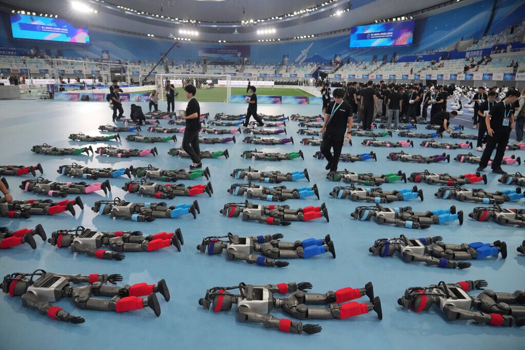 第二屆世界人形機械人運動會,2056部機械人參與(路透)