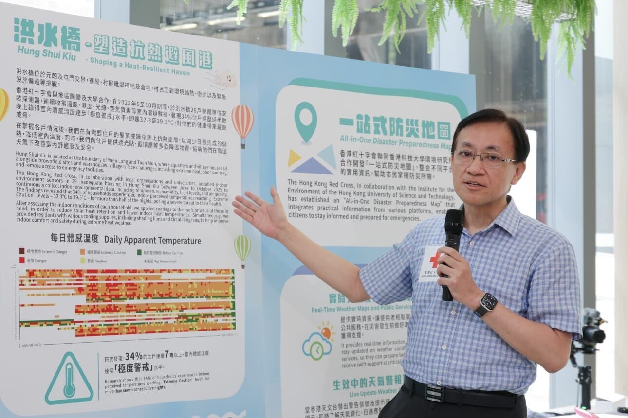 天文台前台長岑智明。(吳康琦攝)