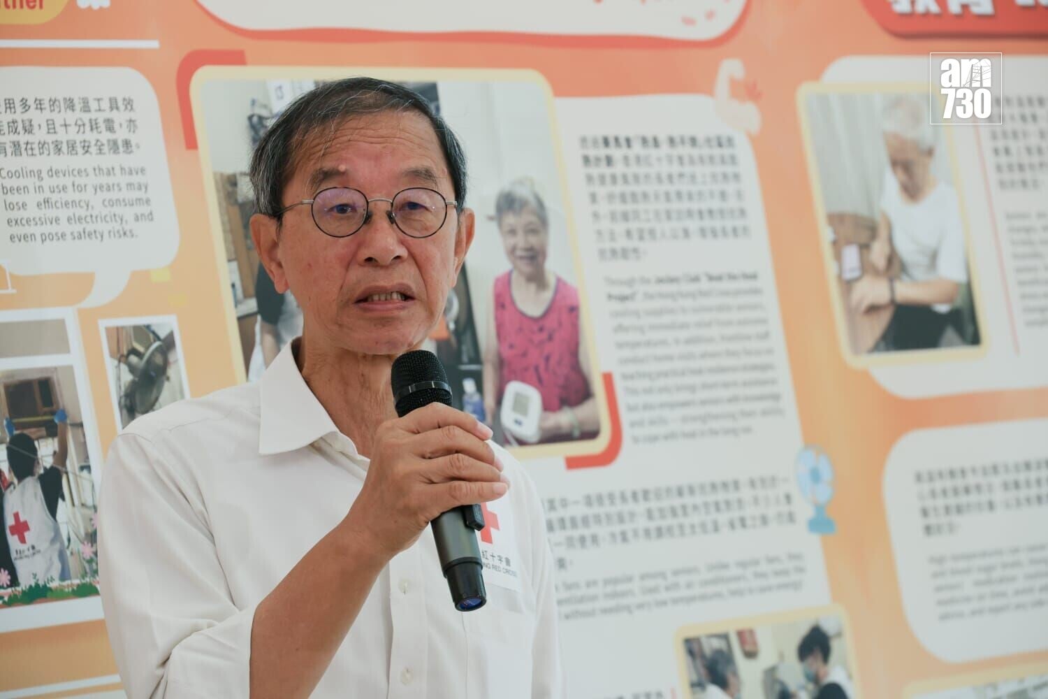 天文台前台長林超英。(吳康琦攝)