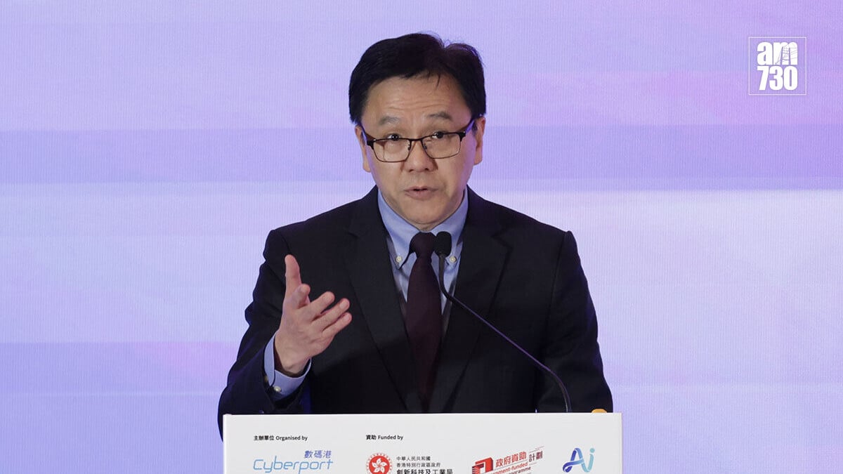 孫東表示，政府倡導以「AI對抗AI」的策略，利用AI建立最堅固的防禦屏障。(資料圖片／鍾式明攝)