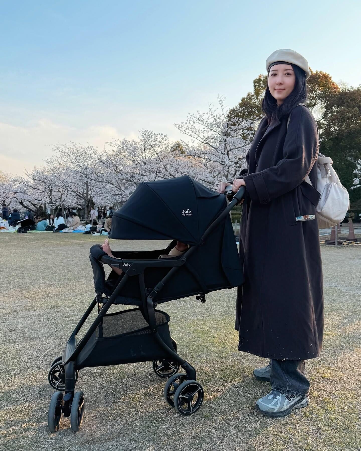 五熊4月初曾分享在日本奈良賞櫻的照片