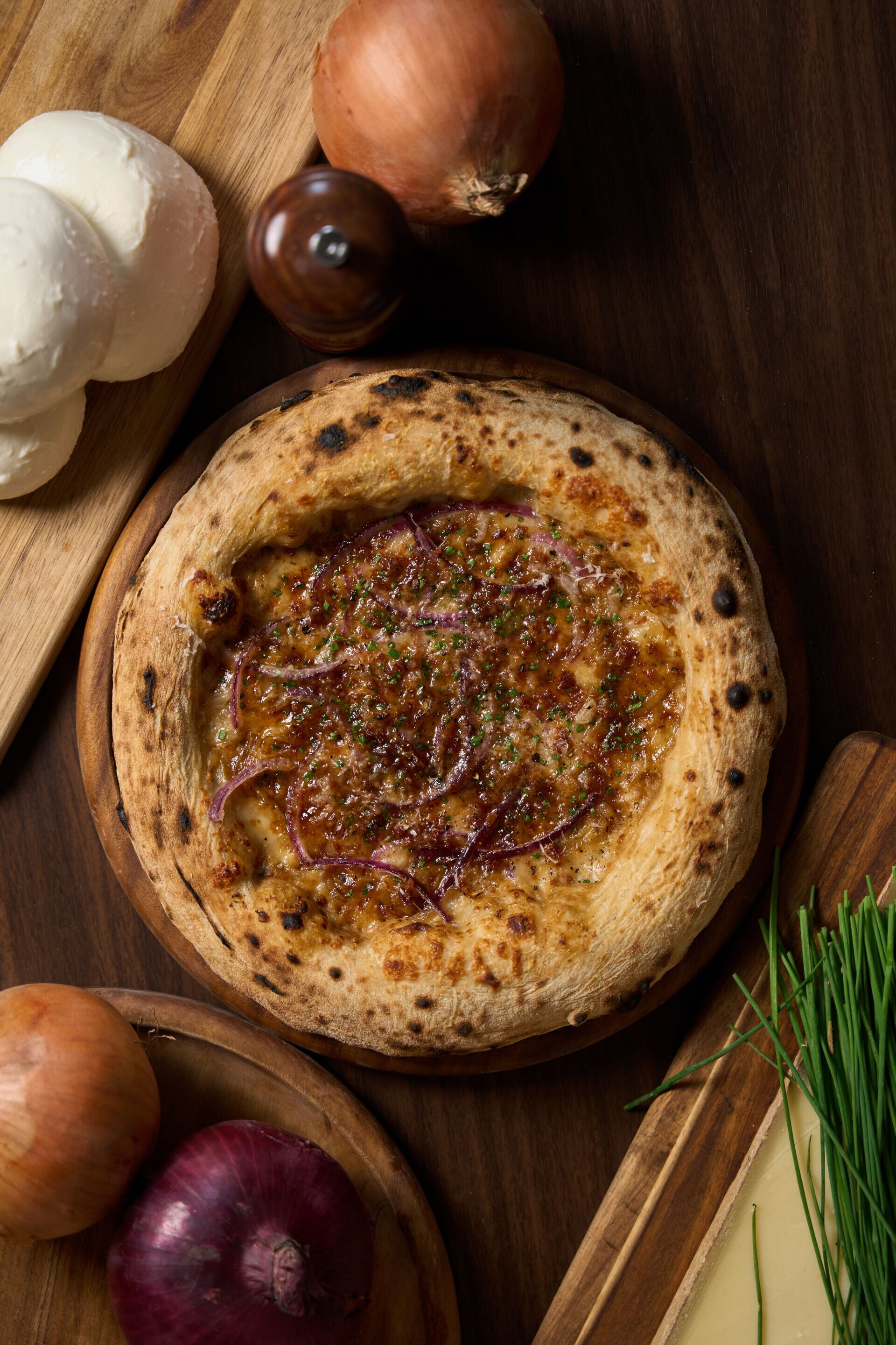 法式洋蔥薄餅 Soupe à l'oignon Pizza