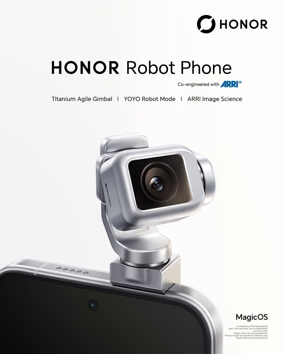 HONOR Robot Phone雲台相機包含了大量精密的機械與活動零件