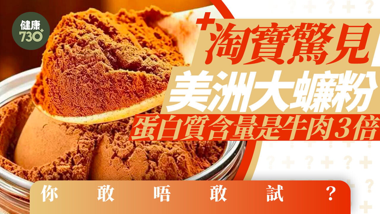 蛋白粉｜淘寶驚見美洲大蠊粉 蛋白質含量是牛肉3倍 你敢唔敢試？