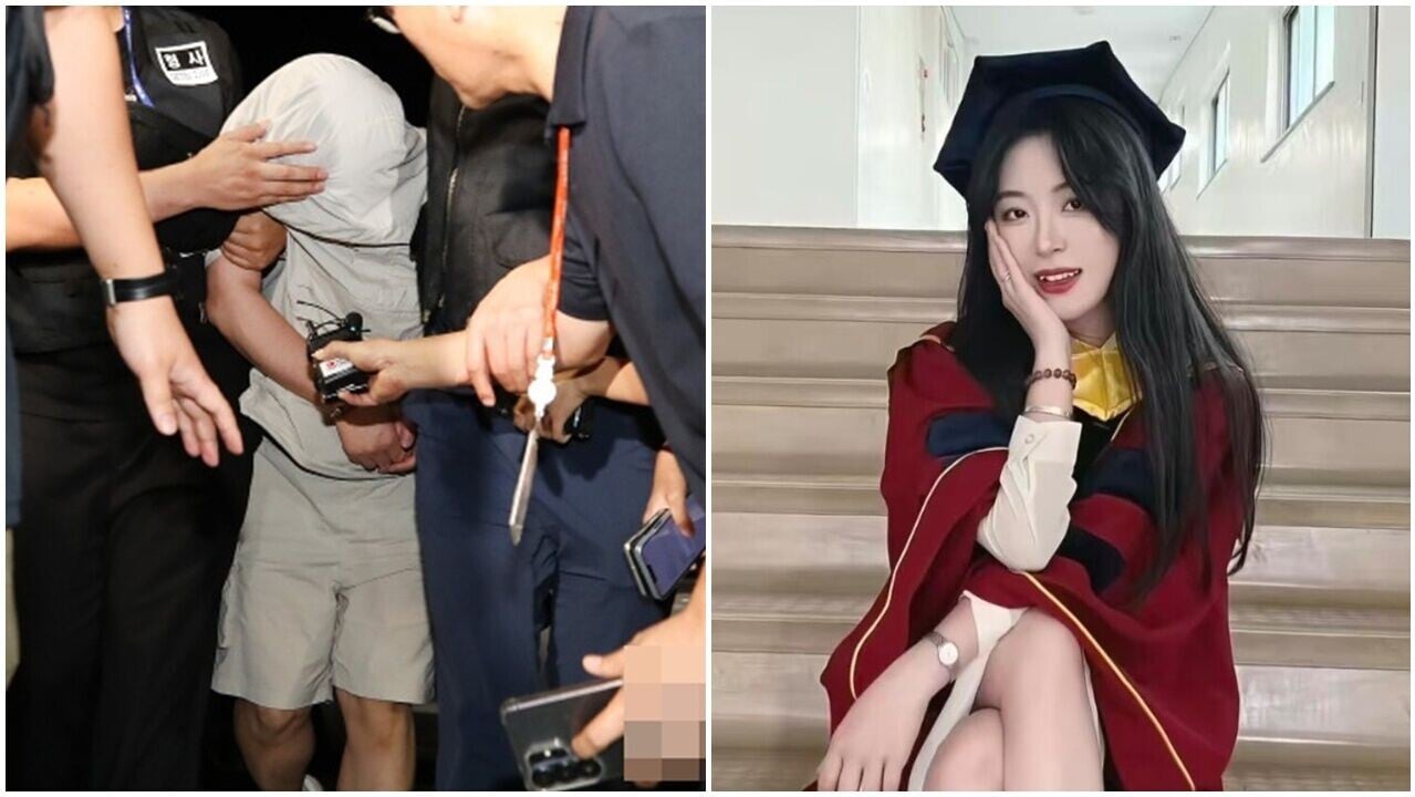 在韓失蹤25歲中國女留學生尋獲遺體，警拘30多歲男子。(X)