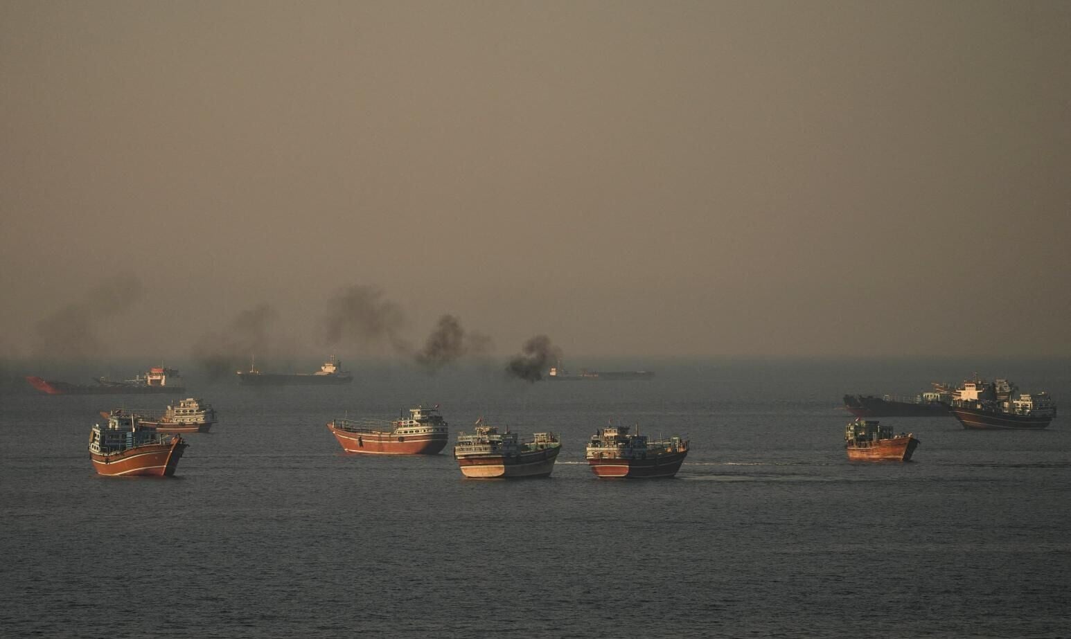 霍爾木茲海峽。(圖/路透社)