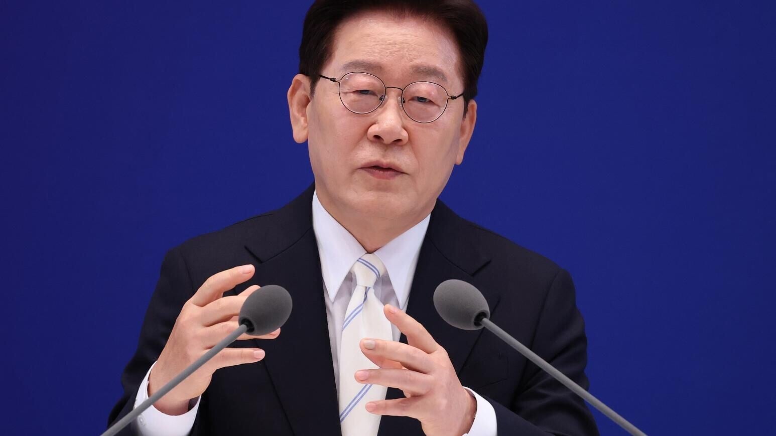 南韓總統李在明出訪歐洲。（圖／美聯社）