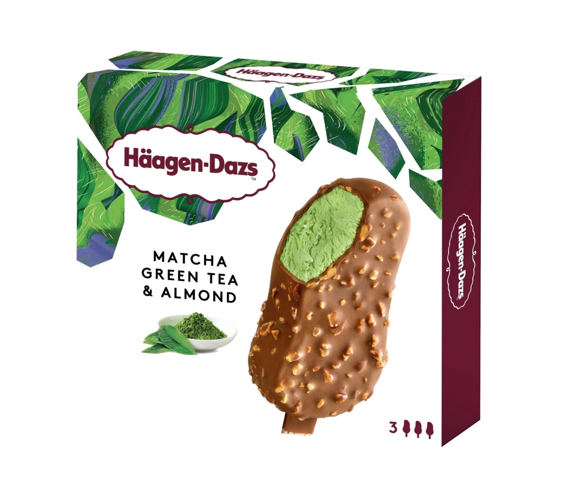 HAAGEN DAZS 3件裝雪糕批80毫升 (Matcha Green Tea)