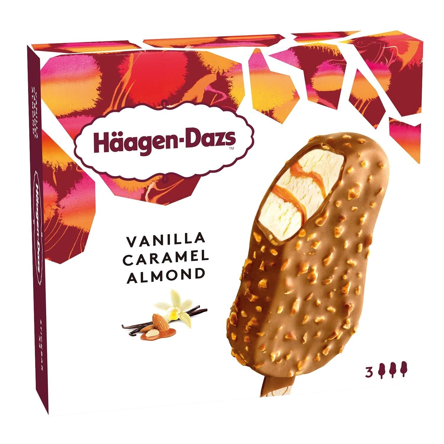 HAAGEN DAZS 3件裝雪糕批80毫升 (Vanlilla)