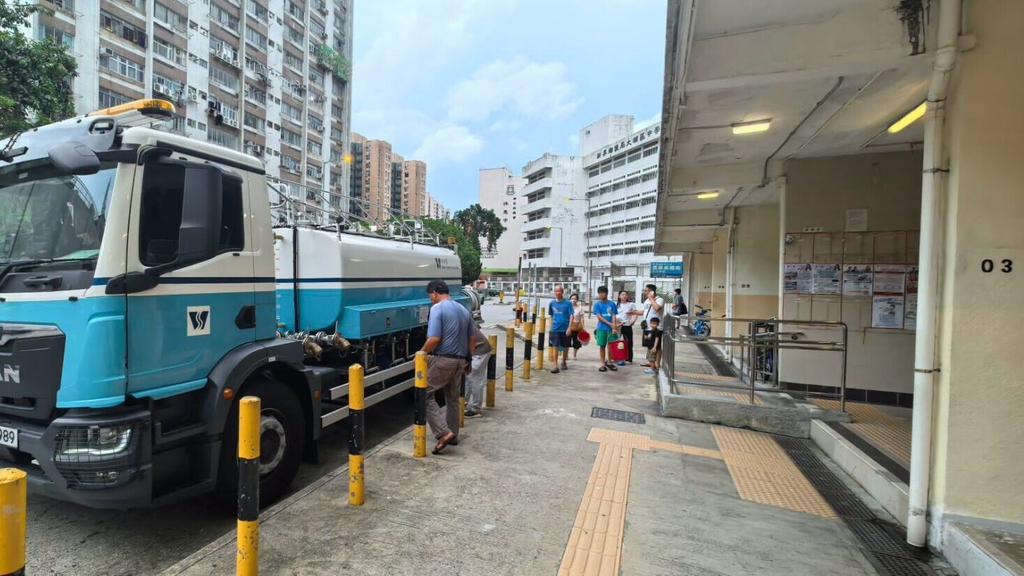 水務署指爭取明日中午12時前完成維修。(胡綽謙FB)